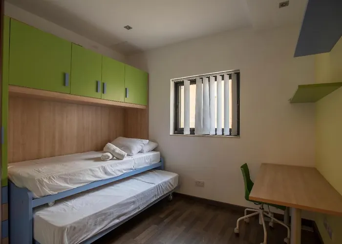 Pet friendly Bugibba Square Seaview 3 Bedroom Apartment St. Paul's Bay