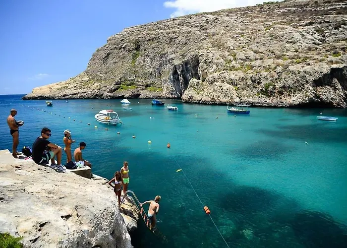 Pet friendly Seafront Penthouse With Terrace In Xlendi, Gozo Apartment