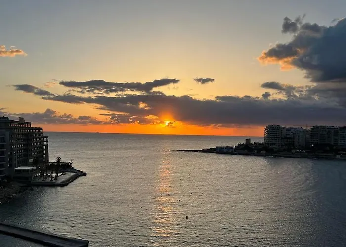 Seafront Duplex Penthouse Apartment Saint Julian's