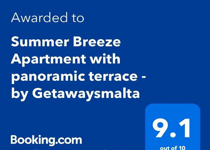 Summer Breeze Apartment With Panoramic Terrace - By Getawaysmalta Mellieha