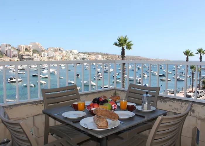 Blue Harbour: Seafront Apartments with Terrace Views St. Paul's Bay